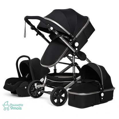 Poussette MAX – 3 en 1 ( 0 à 4 ans ) Accessoires inclus.